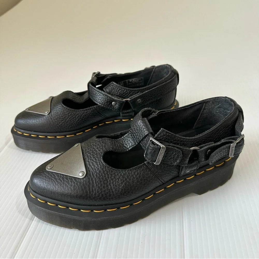 Dr. Martens Caidos Black T-Bar Mary Jane, 7 (38 EU) - Picture 2 of 16